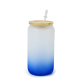 16oz Sublimation Bamboo Glass - Ombre